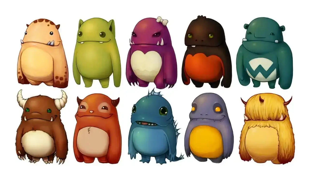 Tiny Boo character concept art