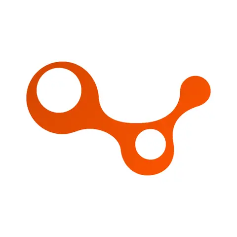 Sky Ball: The Orion app icon: an orange orbit of three linked circles