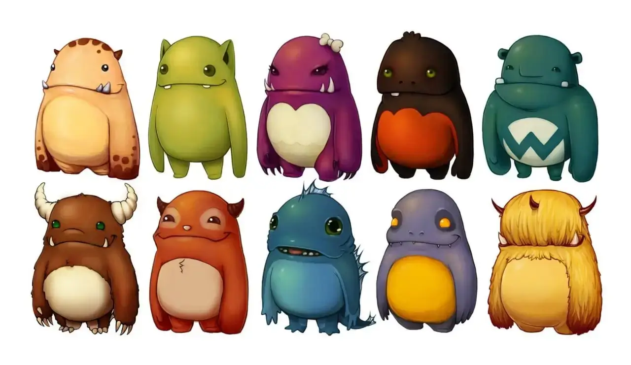 Tiny Boo character concept art